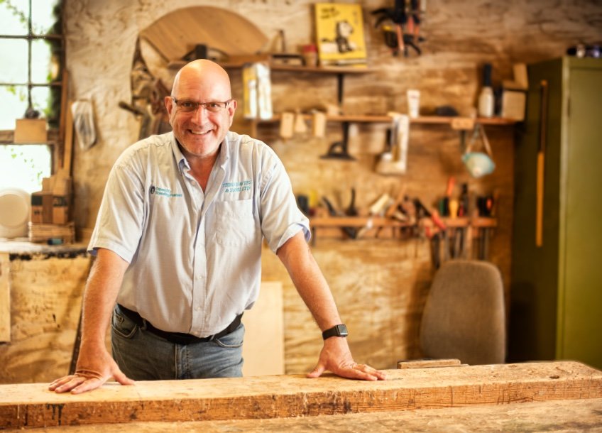 Managing Director Einion Davies Einion Davies in workshop